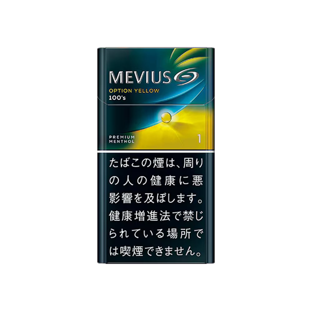 Mevius Premium Menthol Option Yellow One 100's 🍂