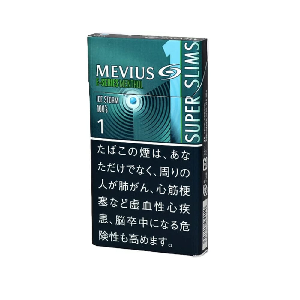 Mevius E Series Menthol Ice Storm One 100's (SuperSlims) 🍂
