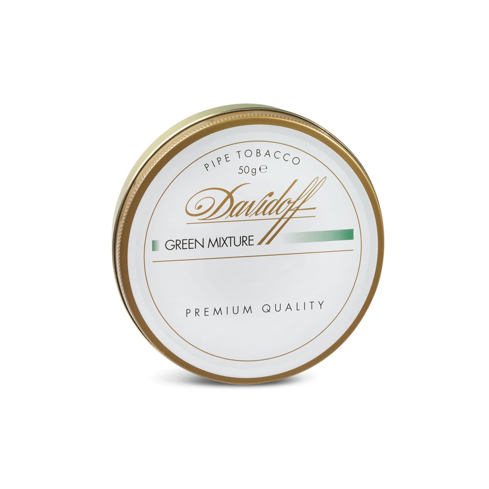 Davidoff Green Mixture 50g Tin 🍂 ‣ Worldwide Shipping 🚀